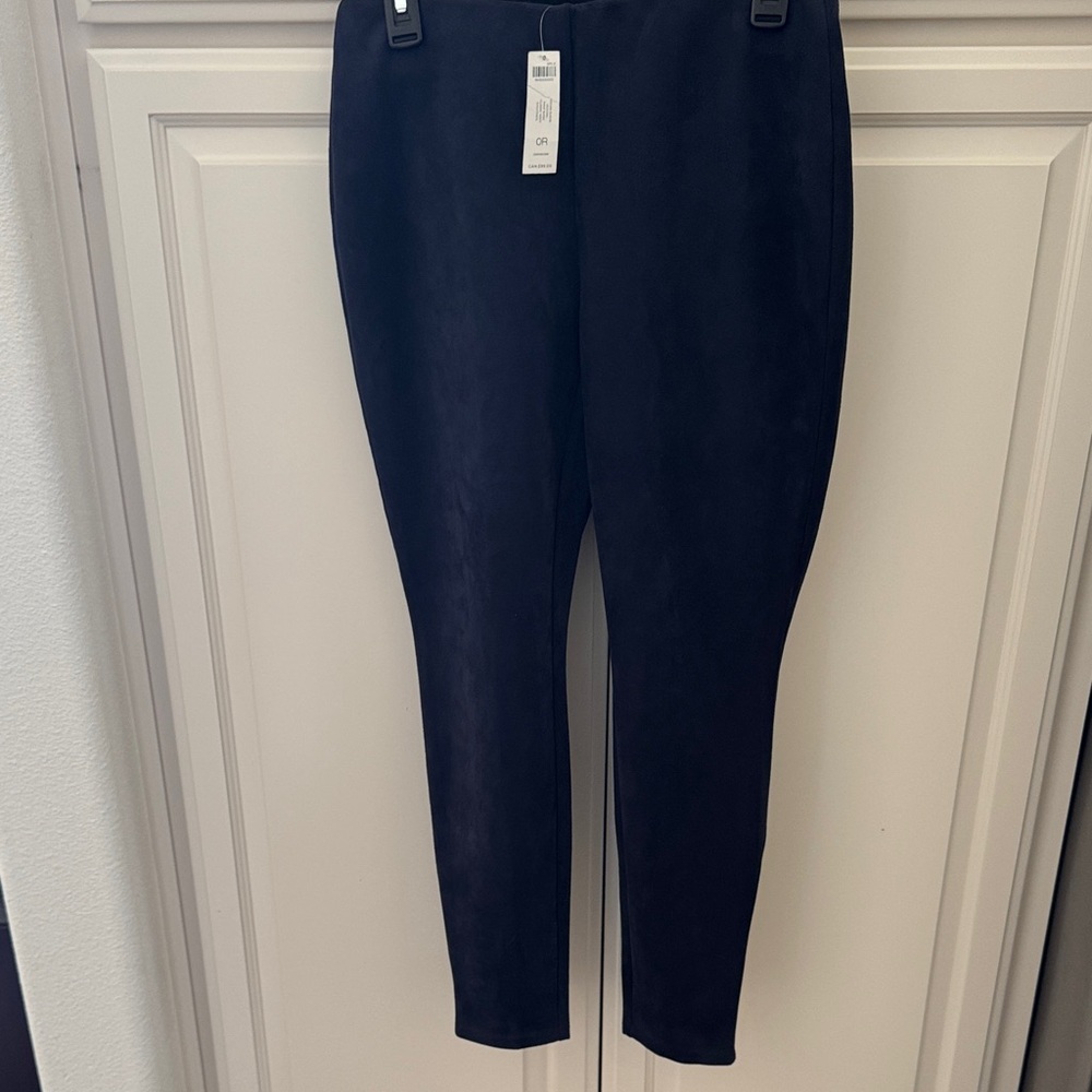 Chico’s faux suede Leggings S